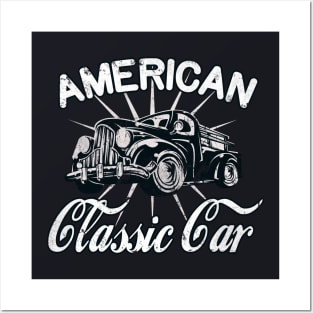 American Classic Car vintage Truck Posters and Art